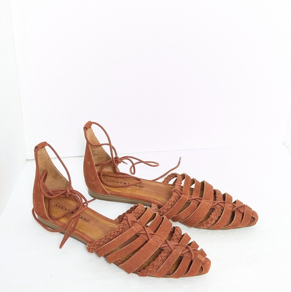 Lucky Brand suede brocki sandals - Picture 16 of 16